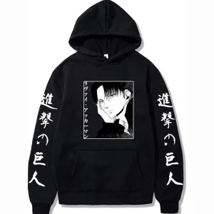 Anime Attack on Titan Hoodie Levi-Ackerman Pullovers Men women Sweatshirts