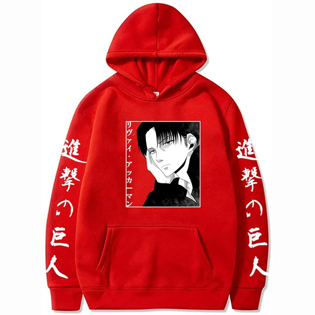 Anime Attack on Titan Hoodie Levi-Ackerman Pullovers Men women Sweatshirts
