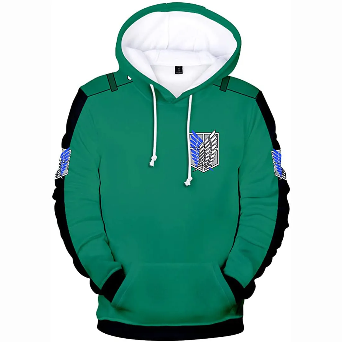 Attack On Titan 3D Hoodies Cosplay Unisex Costume Fashion Sweatshirt