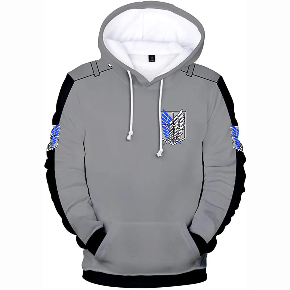 Attack On Titan 3D Hoodies Cosplay Unisex Costume Fashion Sweatshirt