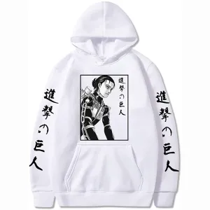Attack on Titan Eren Yeager Hoodie Sweatshirts Anime Pullover Unisex Harajuku Tracksui