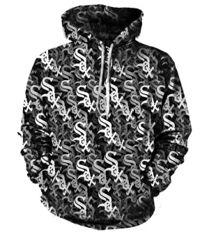 Baseball Chicago White Soxs Hoodies - Pullover Black Hoodie