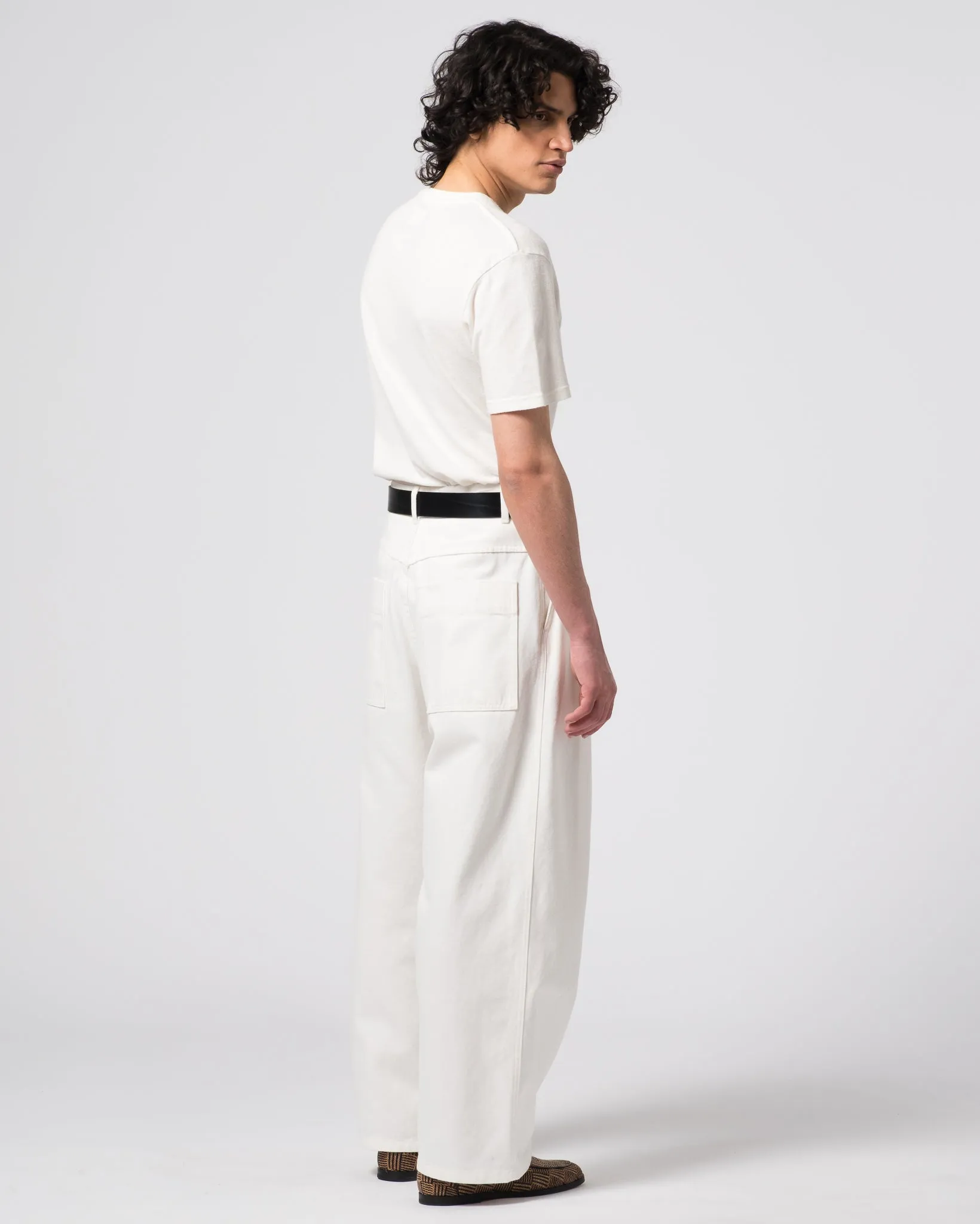 Basic Pocket T Cotton Hemp White