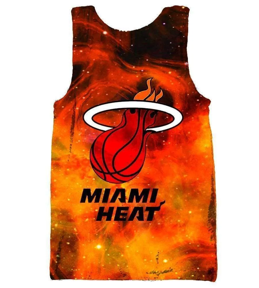 Basketball Miami Heat Hoodies - Pullover Orange Hoodie