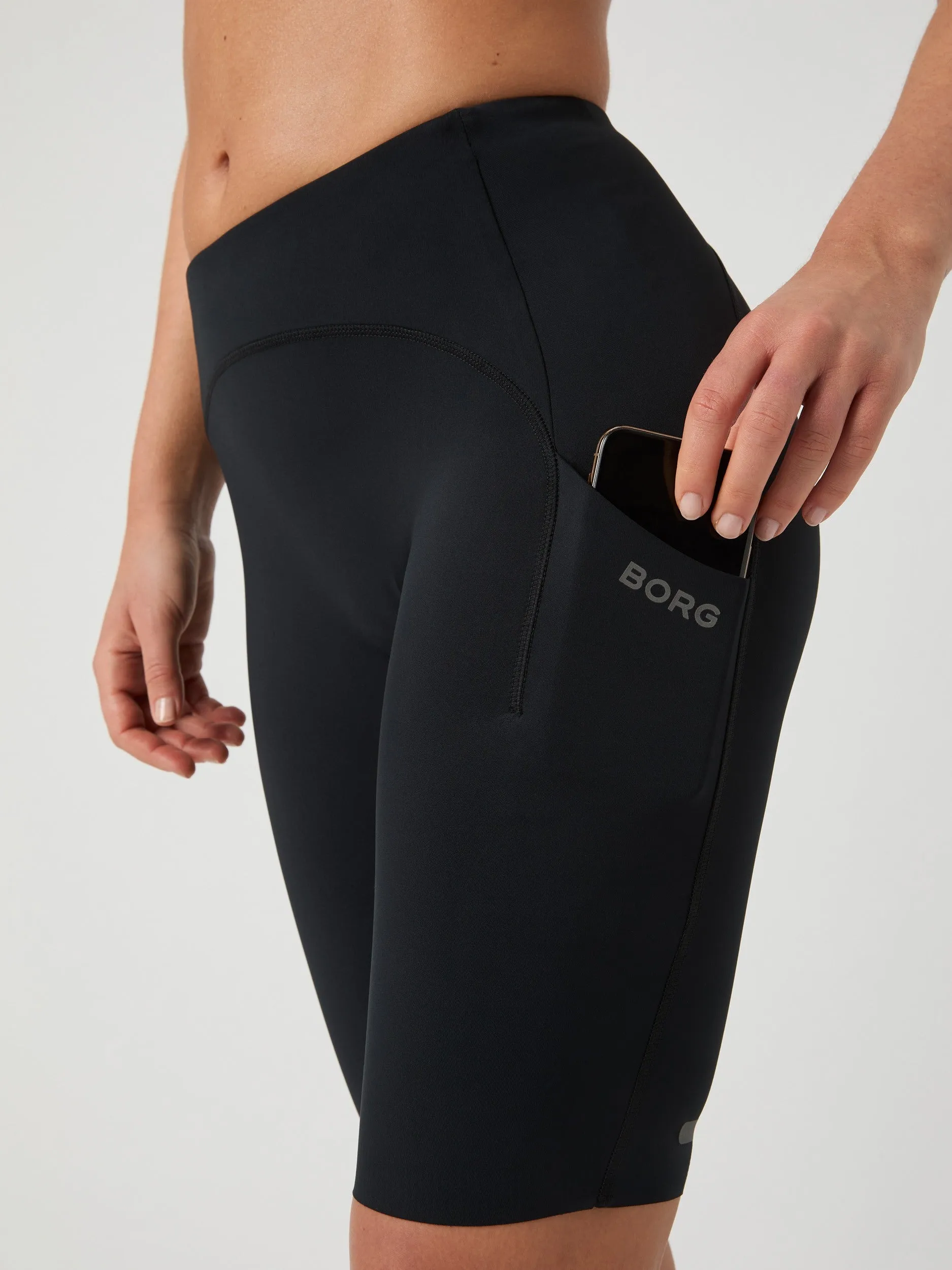 Bjorn Borg Running Short Tights (Ladies) - Black Beauty