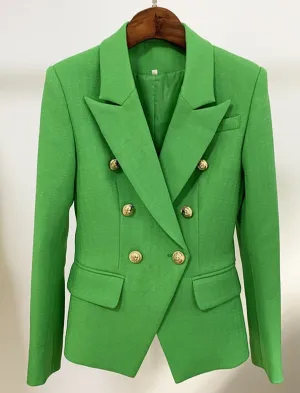 Blazer - Dames - Groen - Stijlvolle, comfortabele pasvorm van hoogwaardig materiaal