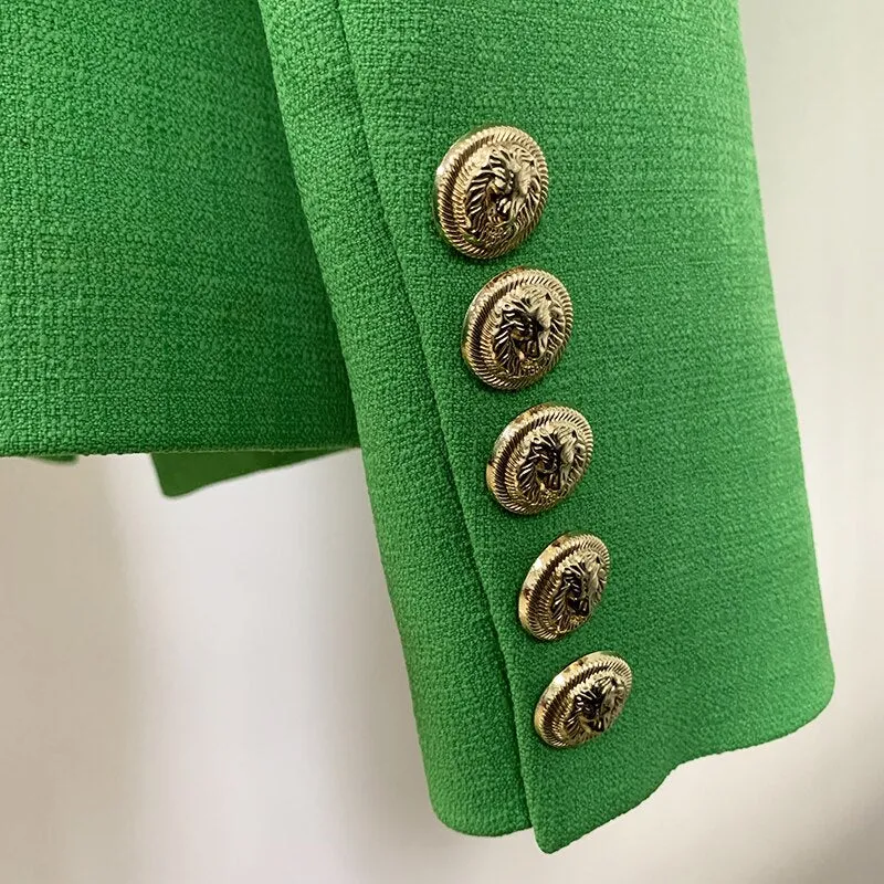 Blazer - Dames - Groen - Stijlvolle, comfortabele pasvorm van hoogwaardig materiaal