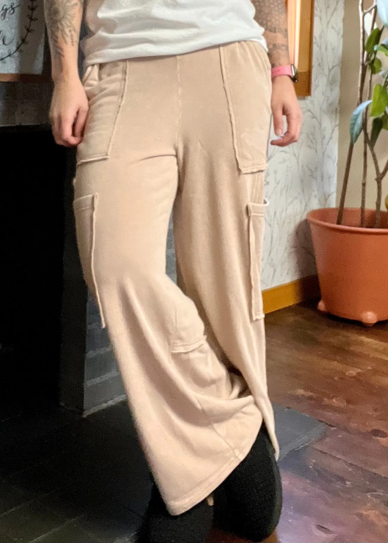Blended Joggers Dark Taupe