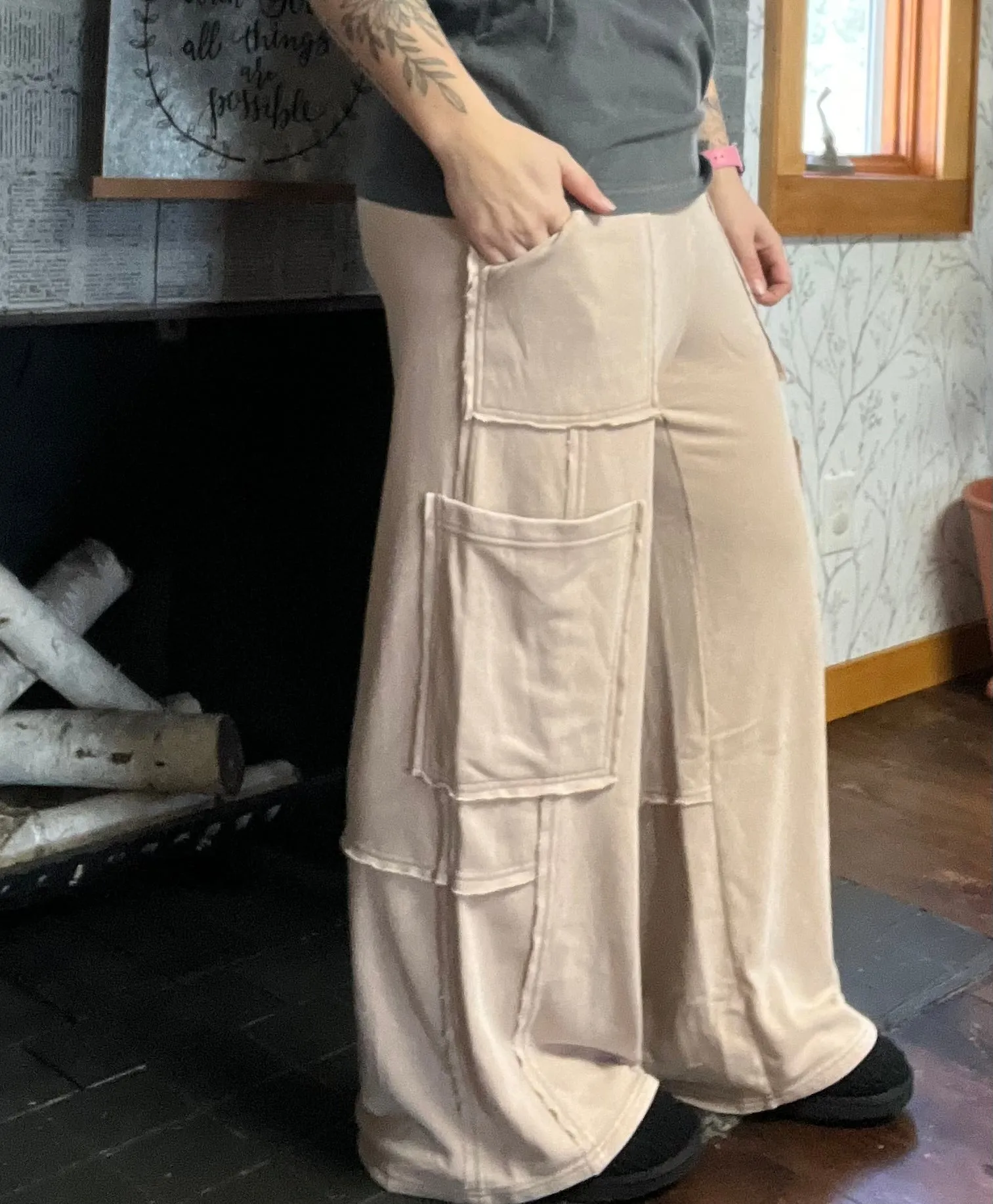 Blended Joggers Dark Taupe
