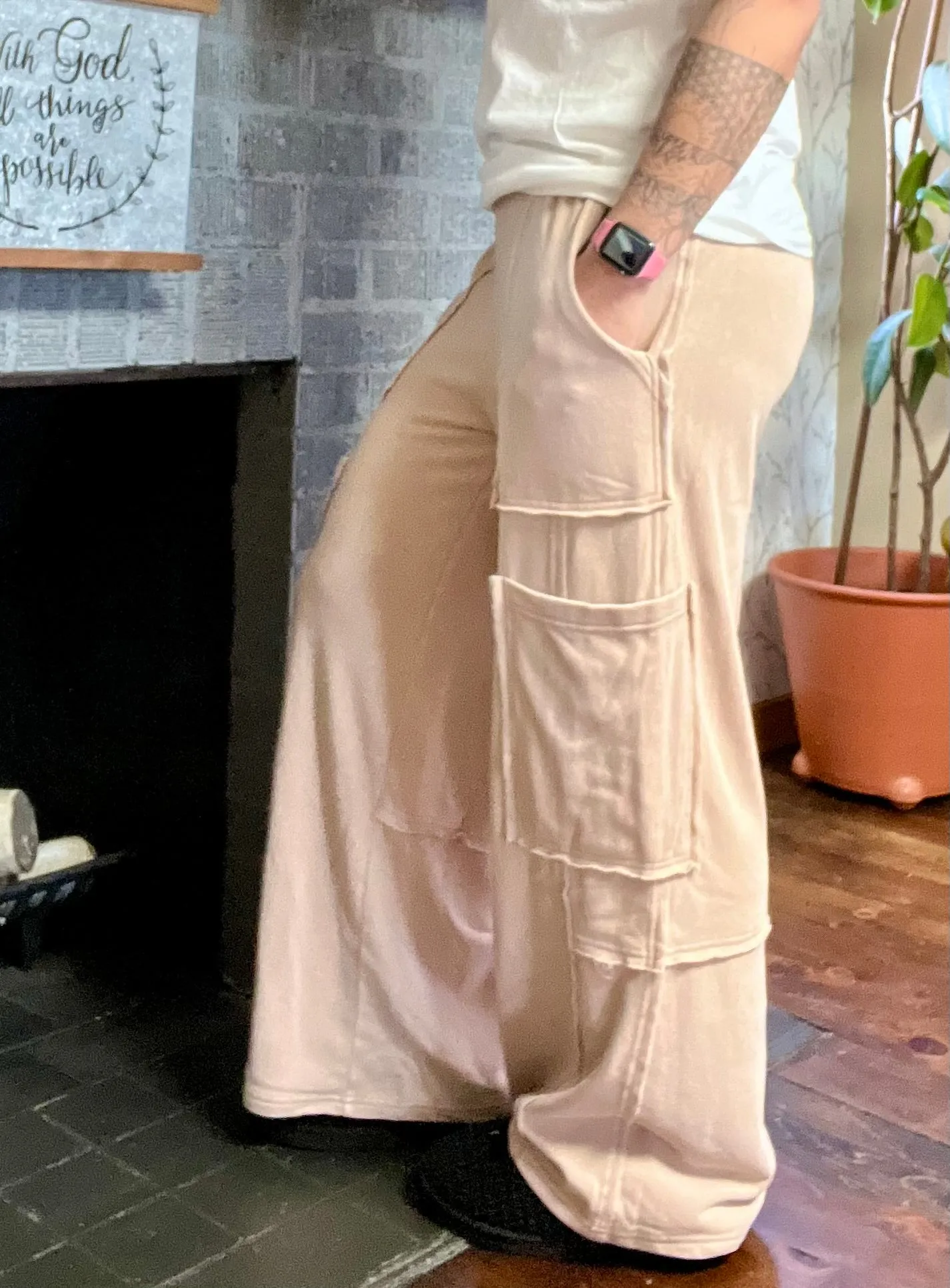 Blended Joggers Dark Taupe