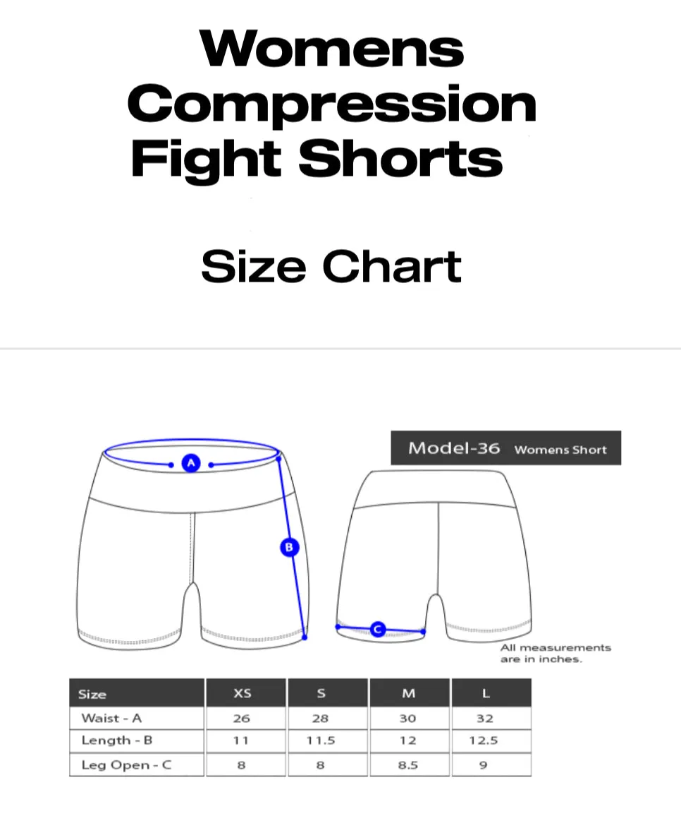 *CLEARANCE SALE  ONLY ONE LEFT* Miami Vice Womens Compression Shorts