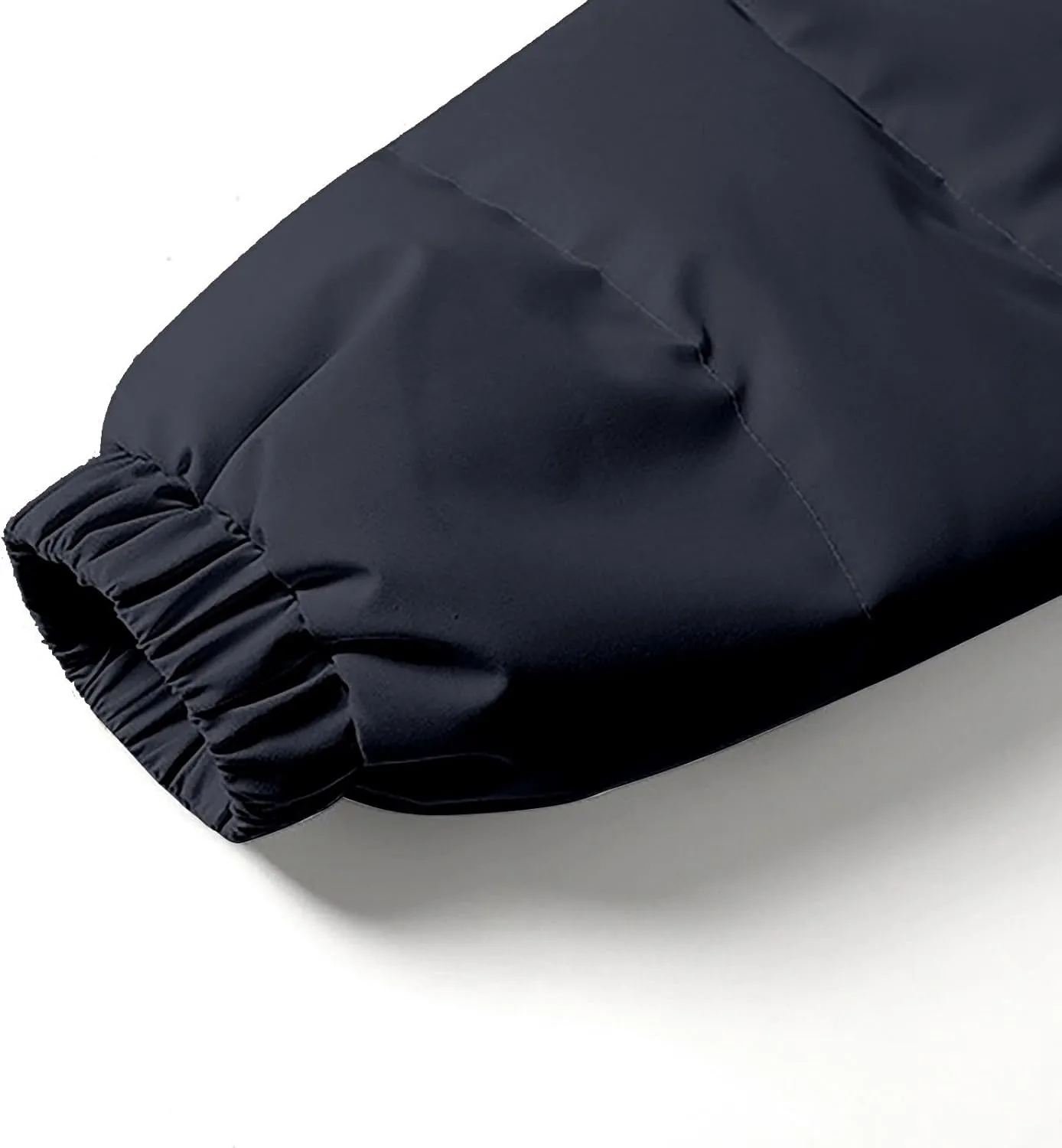 Men's Down Jacket Detachable Hood Lightweight Winter Jacket Down Cotton Coat Winter Quilted Padded Jacket Snow