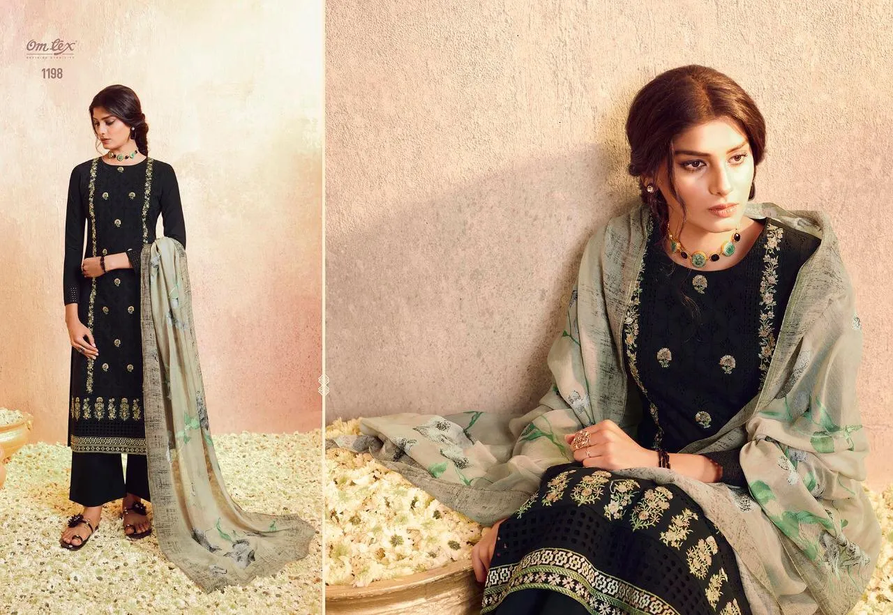 Omtex Presents Mushkan Pure Lawn Cotton Casual Wear Salwar Suits