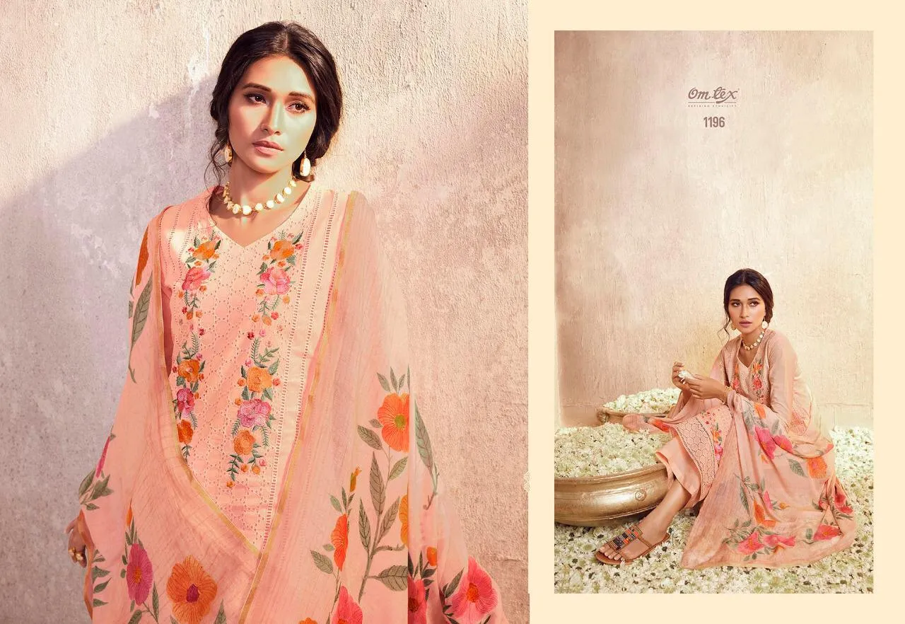 Omtex Presents Mushkan Pure Lawn Cotton Casual Wear Salwar Suits