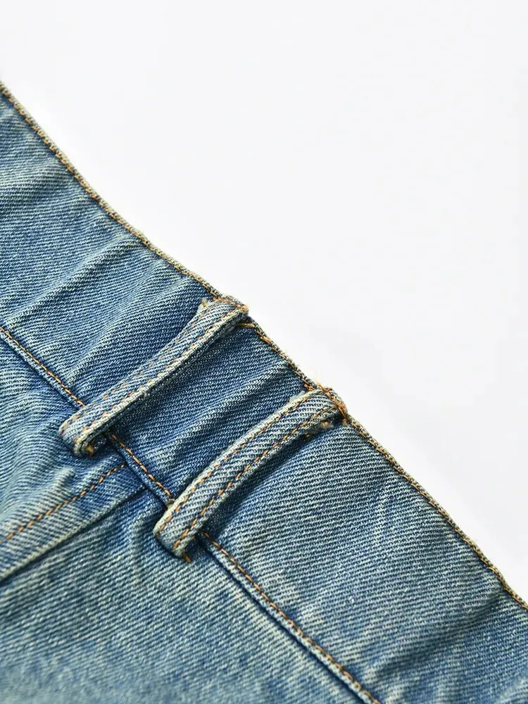 Pre Order:  Denim Sweater Wide Leg Pants Set