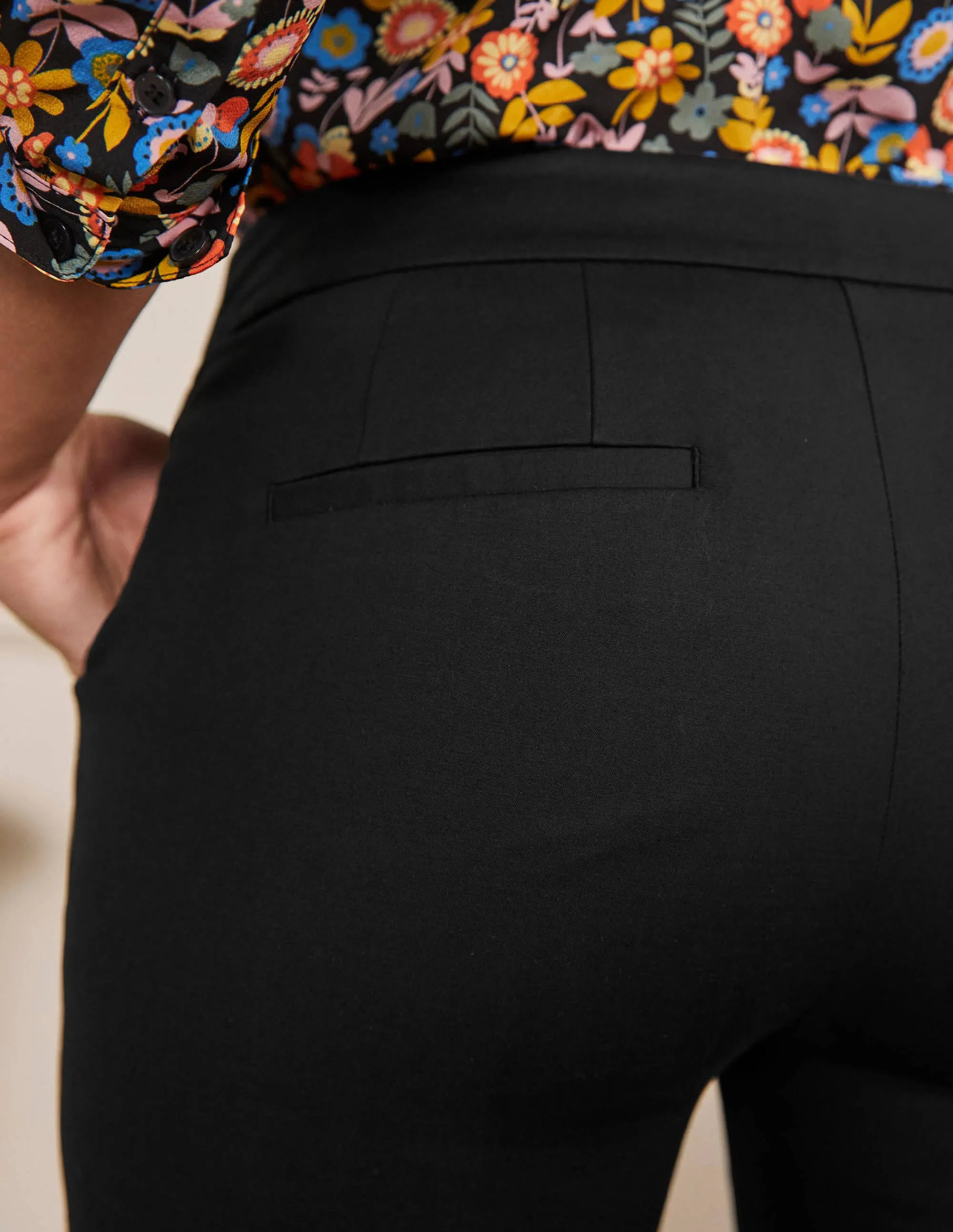Richmond 7/8 Trouser-Black