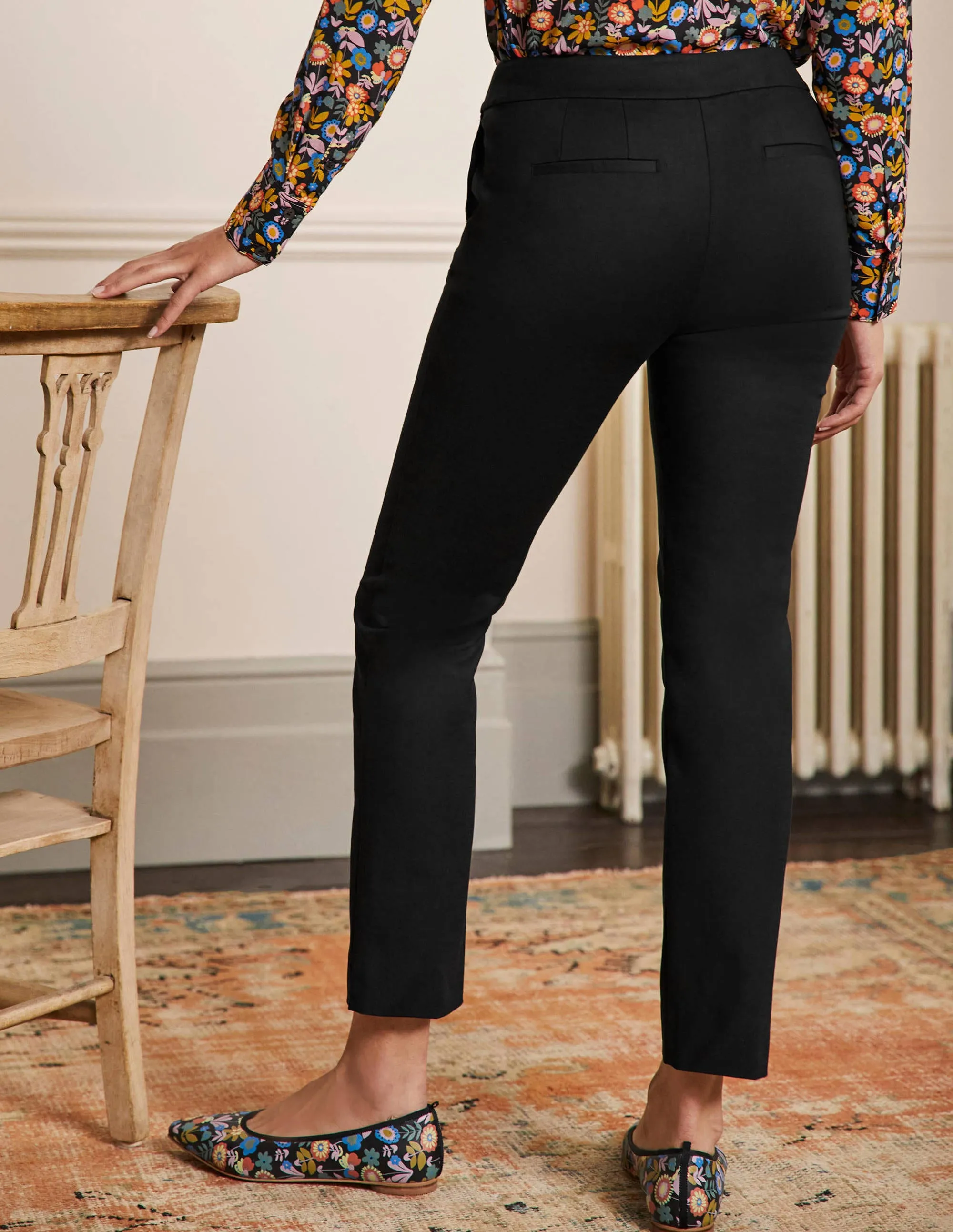 Richmond 7/8 Trouser-Black