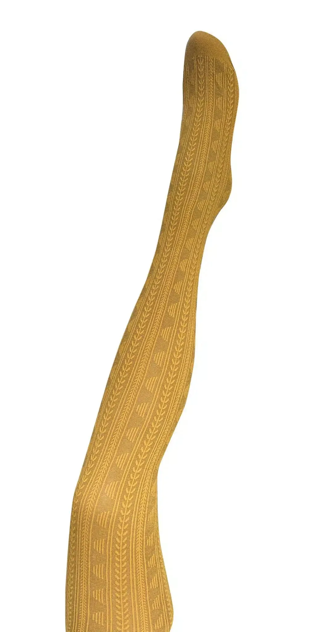 Summer Mustard Cotton Tights