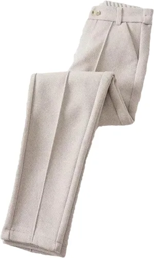 Women Wool Thick Pants Fall Winter High Waist Fleece Pant Slim Fit Warm Casual Pencil Trousers