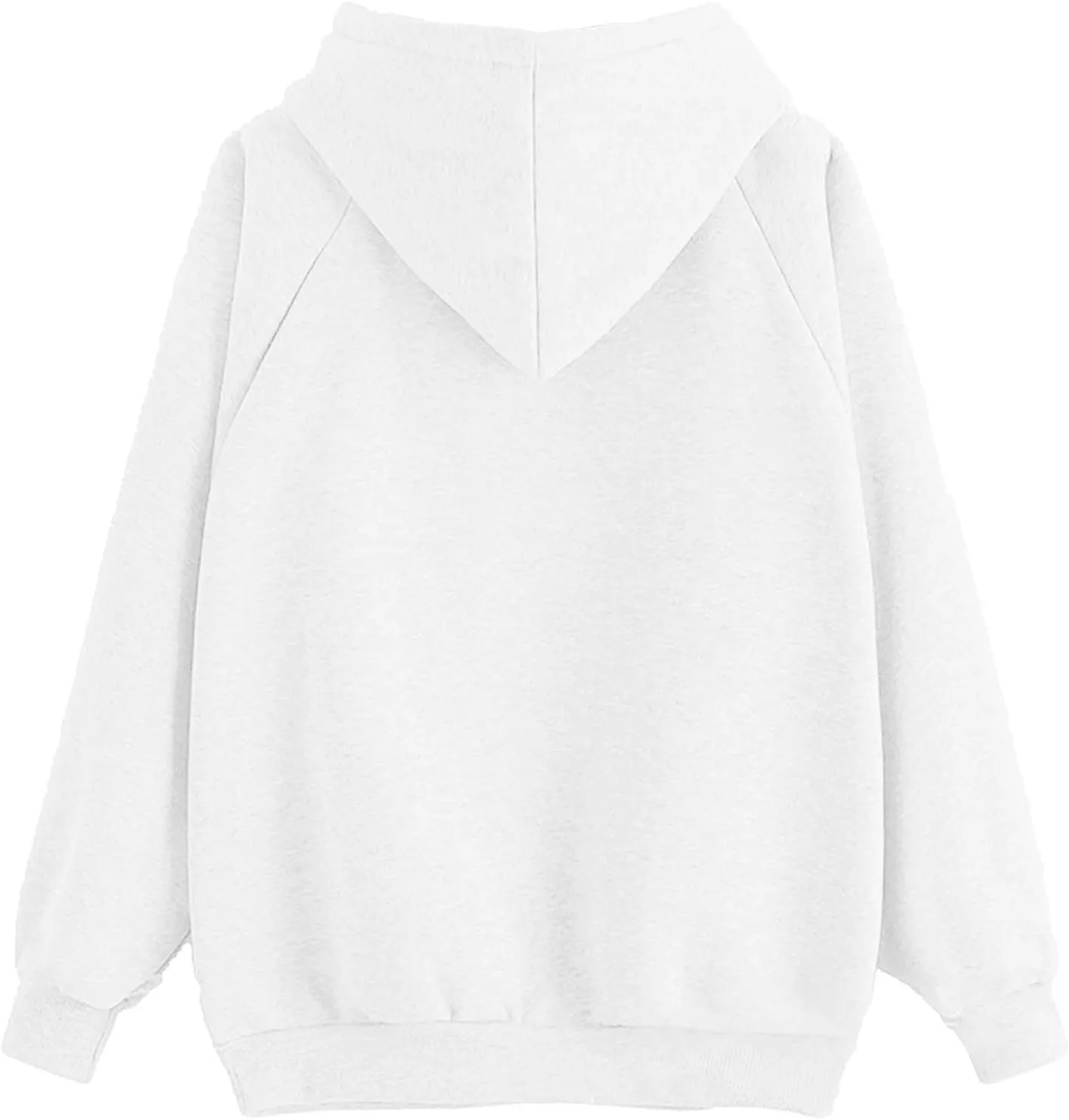 Women's Long Sleeve Fashion Hoodies Casual Oversized Loose Drawstring Pullover Crew Neck Long Sleeve Top with Pockets