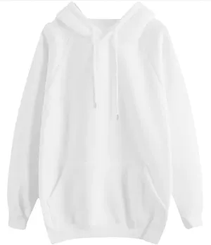 Women's Long Sleeve Fashion Hoodies Casual Oversized Loose Drawstring Pullover Crew Neck Long Sleeve Top with Pockets