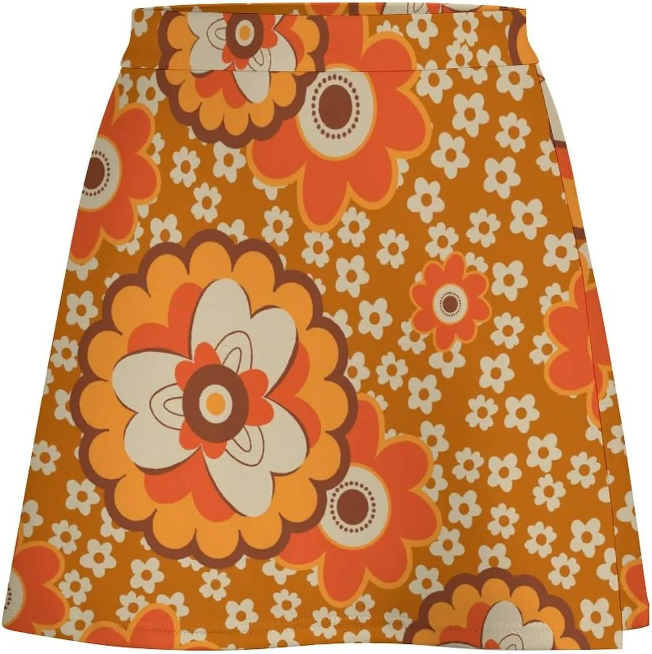 Womens Mini Skorts 80s 90s High Waisted Pencil Bodycon Short Skirt Sexy A-Line Mini Skirts