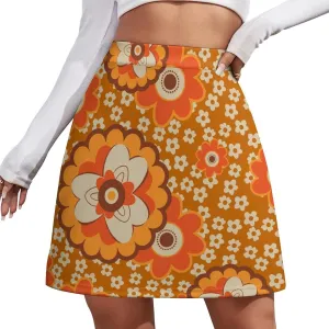 Womens Mini Skorts 80s 90s High Waisted Pencil Bodycon Short Skirt Sexy A-Line Mini Skirts